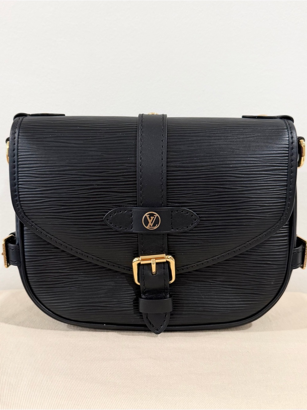 Louis Vuitton Epi Saumur BB Black Bag